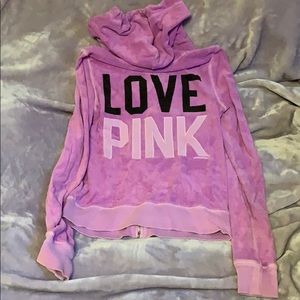 PINK zip hoodie